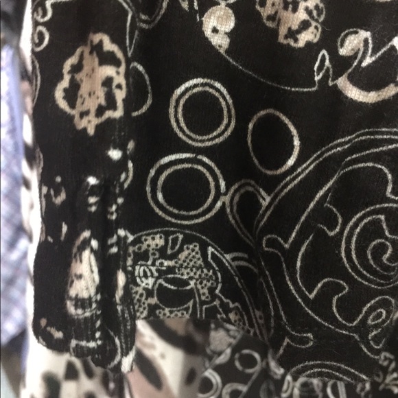 Westbound black white 3/4 sleeve tee - Picture 4 of 4